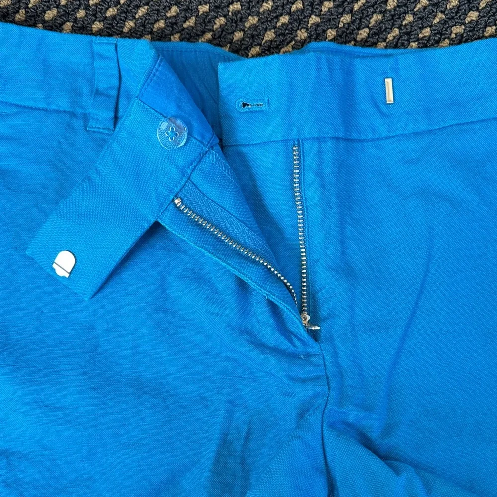 J. Crew Bright Blue Scalloped Shorts - Picture 4 of 4